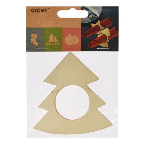 Serwetnik obrączki na serwetki choinki gwiazdki 4szt. Arpex (BN1505)