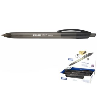Długopis żelowy Dry Gel wkład czarny 0,7mm Milan (176541125)