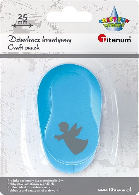 Dziurkacz ozdobny Craft-Fun Series 25mm aniołek Titanum (T-8810-36e)