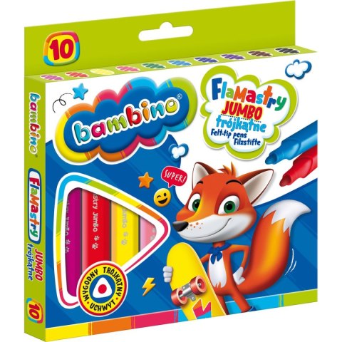 Flamaster dwustronne 10szt 10 kol. St.Majewski (5903235003189)