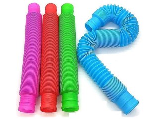 Gadżet tuba sensoryczna 19cm, rozciągająca się, 4 elementy w zestawie Adar (573697)