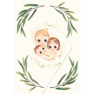 Kartka składana Karnet A5 KOPERTA CHRZEST ANIOŁKI Henry (5905701480609)