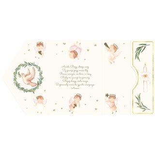 Kartka składana Karnet A5 KOPERTA CHRZEST ANIOŁKI Henry (5905701480609)