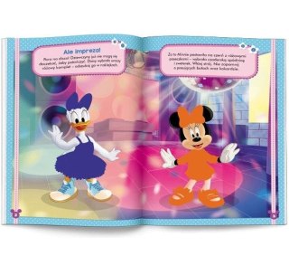 Książeczka edukacyjna Minnie. Brokatowe Ubieranki Ameet (SDLB 9108)