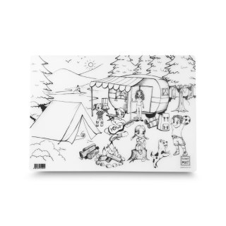 Podkład na biurko FUNNY MAT TRANSPARENT POLE NAMIOTOWE SFU 1044 polipropylen PP [mm:] 335x480 Strigo (8681379310444)