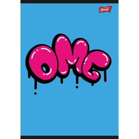 Zeszyt STREET ART. A5 60k. 70g krata Unipap