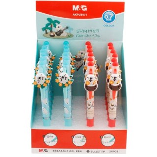 Długopis wymazywalny wkład niebieski 0,5mm Happy Color (MG AKPU8471 D24)