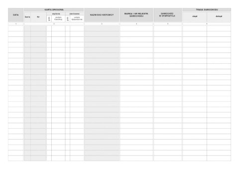 Druk offsetowy raport dyspozytorski SM/106 A4 40k. Michalczyk i Prokop (804-1)