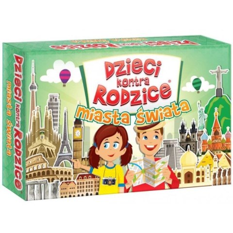 Gra karciana Dzieci kontra rodzice miasta świata Kangur