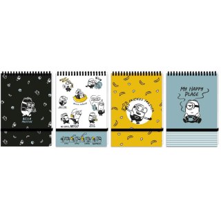 Kołozeszyt (kołonotatnik) Minionki A6 96k. 70g krata (nd) (5894)