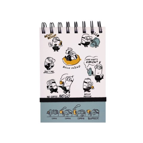 Kołozeszyt (kołonotatnik) Minionki A6 96k. 70g krata (nd) (5894)