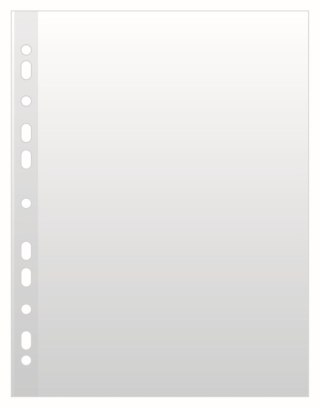 Koszulki na dokumenty krystaliczne A4 kolor: przezroczysty typu U 50 mic. Donau (1772100PL-00B)