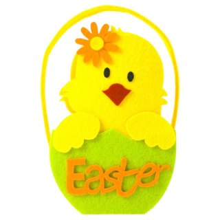 Koszyk świąteczny filcowy z kurczakiem Arpex (WK7642)