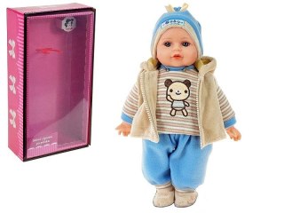 Lalka bobas z polskim dźwiękiem, mówi i śpiewa po polsku; BOX [mm:] 350 Adar (629325)