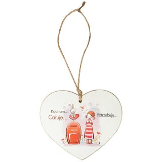 Ozdoba drewniana tabliczka dekoracyjna duża Arpex (WA6430)