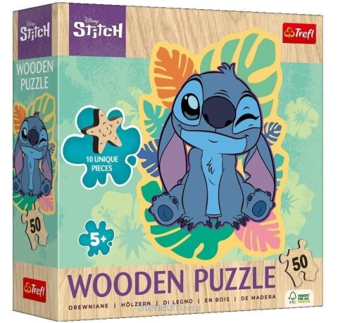 Puzzle Wesoły Stitch 50 el. Trefl (20281)