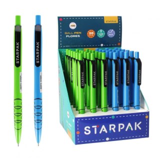 Długopis Flowers wkład niebieski 1,0mm Starpak (525868)
