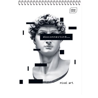 Kołozeszyt (kołonotatnik) A6 100k. krata Interdruk (KOŁOZA6100K)