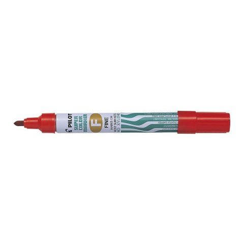 Marker permanentny wkład czerwony 1,0mm okrągła końcówka Pilot (SCA-F-R)