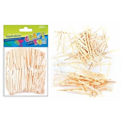 Ozdoba drewniana patyczki Craft with Fun (291075)