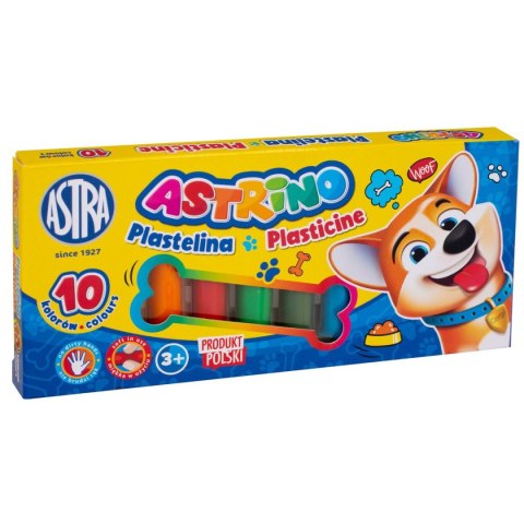 Plastelina 10 kol. mix Astrino (303221002)