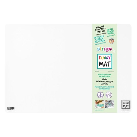 Podkład na biurko FUNNY MAT TRANSPARENT BEZ WZORU sfu1144 polipropylen PP [mm:] 335x480 Strigo (8681379311441)