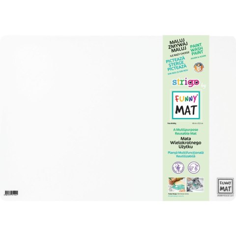 Podkład na biurko FUNNY MAT TRANSPARENT BEZ WZORU sfu1144 polipropylen PP [mm:] 335x480 Strigo (8681379311441)