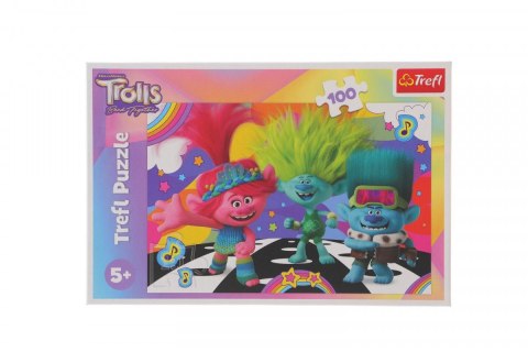 Puzzle Trolls Zabawne Trolle 100 el. Trefl (16461)