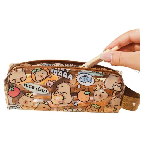 Saszetka Kapibara Przeźroczysty 19cm różne Lean (25038)