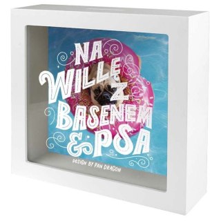 Skarbonka Home 2-Willa drewno Pan Dragon