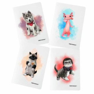 Zeszyt PP A4 60k. 80g KRATKA Narcissus