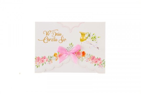 Kartka składana Chrzest A5 Agamis (A5 kokarda)