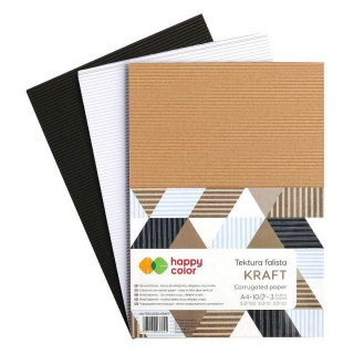 Karton falisty mix Happy Color (HA 7720 2030- kraft)