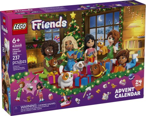 Klocki konstrukcyjne Friends Kalendarz adwentowy na 2025 rok Lego (42668)