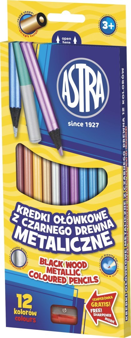 Kredki ołówkowe Jumbo 12 kol. Astra (312114002)
