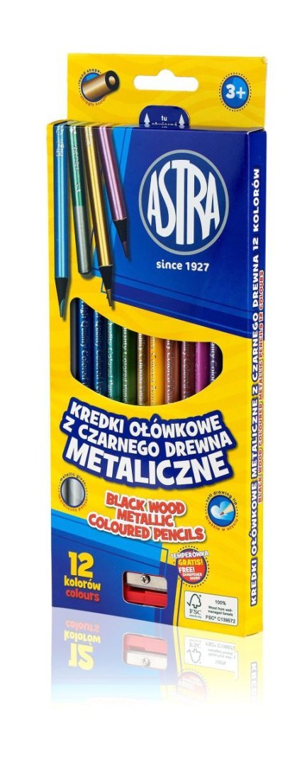 Kredki ołówkowe Jumbo 12 kol. Astra (312114002)