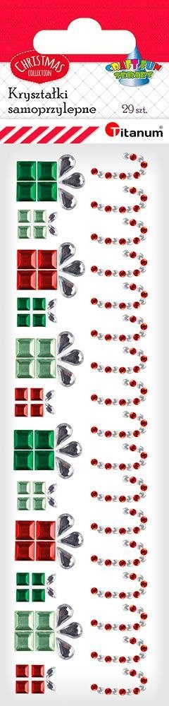 Kryształki Craft-Fun Series prezenty, laski cukrowe mix Titanum (24MH0386)