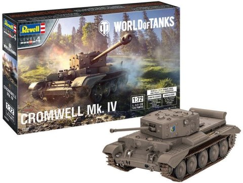 Model do sklejania czołg Cromwell Mk IV World of Tanks skala 1:72 Revell (03504)