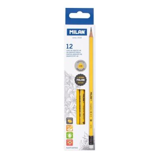Ołówek trójkątny żółty HB Milan (071237212)