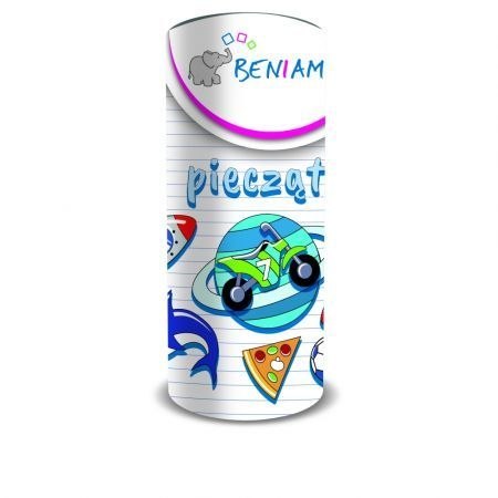 Pieczątka Gra w tubie [mm:] 150x81 Beniamin (6103585)