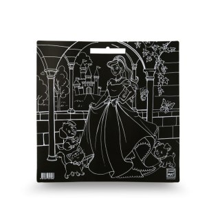 Podkład na biurko FUNNY MAT BLACK UNIVORNS sfu707 czarny polipropylen PP [mm:] 400x400 Strigo (8681379307079)