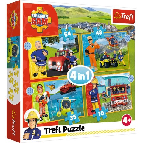Puzzle 4w1 el. Trefl (34387)