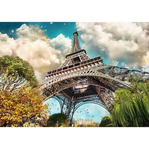 Puzzle Premium Plus Wieża Eiffel w Paryżu, Francja 1000 el. Trefl (10815)
