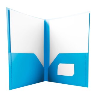 Skoroszyt 5903242103353 A4 niebieski polipropylen PP Tetis (BT619-N (120))