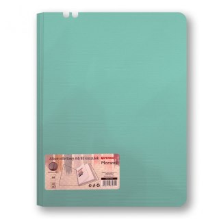 Teczka ofertowa MORANDI niebieskozielony A4 kolor: niebiesko-zielony 40 kieszeni Mobi (TT8946)