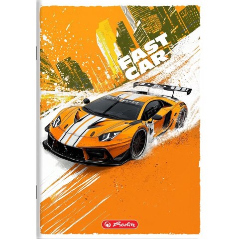 Zeszyt Fast Car A5 32k. 70g krata Herlitz (400196836)