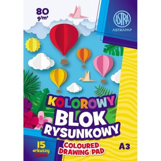 Blok rysunkowy BS&RABBit ASTRAPAP A3 mix 80g 15k Astra (48201090)