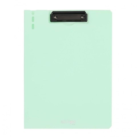 Deska z klipem (podkład do pisania) A4 miętowy Strigo (z górnym klipem)