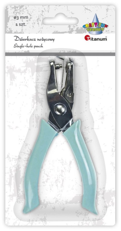 Dziurkacz Craft-Fun Series 1-otworowy 3mm gumowy uchwyt Titanum