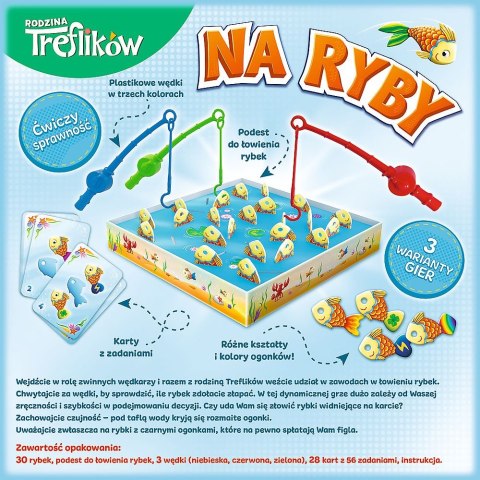 Gra planszowa Rodzina Treflików Trefliki Na Ryby Na ryby Trefl (01963)